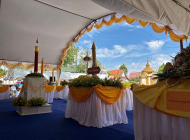 กิจกรรมสัปดาห์ส่งเสริมการเผยแพร่พระพุธศาสนาเนื่องในเทศกาลวันอาสาฬบูชาและวันเข้าพรรษา ประจำปี 2567 ในพิธีสมโภชเทียนพรรษาพระราชทาน ณ ลานโพธิ์ วัดพระมหาธาตุ วรมหาวิหาร ... พารามิเตอร์รูปภาพ 2