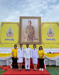 พิธีเจริญพระพุทธมนต์และพิธีทำบุญตักบาตรถวายพระราชกุศล ... พารามิเตอร์รูปภาพ 1
