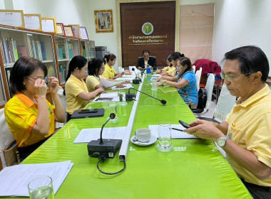 การประชุมปรึกษาหารือเพื่อวางแผนการจัดงานแสดงมุฑิตาจิตให้กับผู้เกษียณอายุราชการ ณ ห้องประชุมสำนักงานเกษตรและสหกรณ์จังหวัดนครศรีธรรมราช เพื่อวางแผนและสรุปกิจกรรมการจัดงาน แสดงมุฑิตาจิตให้กับผู้เกษียณอายุราชการ ... พารามิเตอร์รูปภาพ 9
