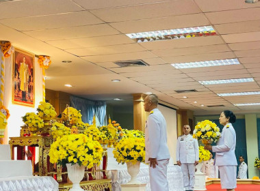 พิธีเจริญพระพุทธมนต์และทำบุญตักบาตรถวายพระราชกุศล ... พารามิเตอร์รูปภาพ 1