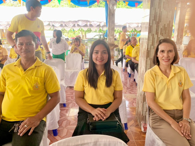 พิธีเจริญพระพุทธมนต์ถวายพระพรชัยมงคลแด่พระบาทสมเด็จพระเจ้าอยู่หัวและพระบรมวงศานุวงศ์ประจำปีพุทธศักราช 2568 โดยมีนางสาวอ้อมใจ สมพืช นักวิชาการสหกรณ์ชำนาญการ และนางสาวธัญนันท์ อำไพฤทธิ์ นักวิชาการสหกรณ์ชำนาญการ เข้าร่วมพิธีการ ณ วัดหมาย ตำบลท่าขึ้น อำเภอท่ ... พารามิเตอร์รูปภาพ 1