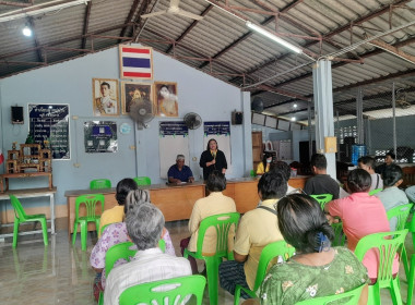 การประชุมเวทีชุมชนเพื่อวิเคราะห์จัดทำแผนรายแปลง/จัดทำแผนธุรกิจ/ปรับปรุงข้อมูลพื้นฐานแปลง (ข้าว) เพื่อแนะนำส่งเสริมภารกิจของกรมส่งเสริมสหกรณ์ กิจกรรมส่งเสริมการรวมกลุ่มให้เกิดความเข้มแข็งอย่างยั่งยืน แก่กลุ่มนาแปลงใหญ่ตำบลขอนหาด โดยบูรณาการร่วมกับศูนย์วิจ ... พารามิเตอร์รูปภาพ 4