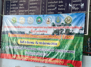 การประชุมเวทีชุมชนเพื่อวิเคราะห์จัดทำแผนรายแปลง/จัดทำแผนธุรกิจ/ปรับปรุงข้อมูลพื้นฐานแปลง (ข้าว) เพื่อแนะนำส่งเสริมภารกิจของกรมส่งเสริมสหกรณ์ กิจกรรมส่งเสริมการรวมกลุ่มให้เกิดความเข้มแข็งอย่างยั่งยืน แก่กลุ่มนาแปลงใหญ่ตำบลขอนหาด โดยบูรณาการร่วมกับศูนย์วิจ ... พารามิเตอร์รูปภาพ 8