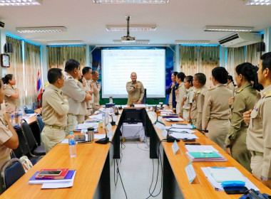 การประชุมขับเคลื่อนการปฏิบัติงานตามระบบการส่งเสริมสหกรณ์และกลุ่มเกษตรกร ประจำเดือนมีนาคม 2568 ของสำนักงานสหกรณ์จังหวัดนครศรีธรรมราช ในการนี้ประธานฯ ได้มีการประกาศเจตนารมณ์ นโยบายไม่รับของขวัญและของกำนัลทุกชนิดจากการปฏิบัติหน้าที่ (No Gift Policy) ประจำปี ... พารามิเตอร์รูปภาพ 4