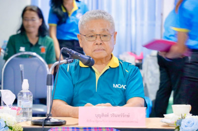 การประชุมการสร้างการรับรู้และวิธีการแก้ไขปัญหาเชิงบูรณาการแบบมีส่วนร่วมในการติดตามสถานการณ์การผลิตสินค้าเกษตรและติดตามงานตามนโยบายกระทรวงเกษตรและสหกรณ์ โดยสหกรณ์การเกษตรพรหมคีรีจำกัด ได้บรรยายสรุปผลการดำเนินงานของสหกรณ์และการเชื่อมโยงเครื่อข่ายธุรกิจระหว ... พารามิเตอร์รูปภาพ 1