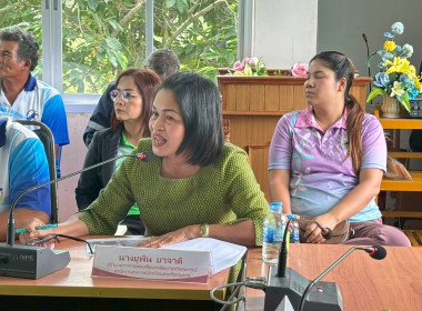 การประชุมหารือแนวทางการดำเนินการของสหกรณ์/กลุ่มเกษตรกรที่ดำเนินธุรกิจรวบรวมปาล์มน้ำมัน ครั้งที่ 2/2568 ณ ห้องประชุมองค์การบริหารส่วนตำบลบ้านเนิน อำเภอเชียรใหญ่ จังหวัดนครศรีธรรมราช เพื่อร่วมกันหารือแนวทางการบริหารจัดการปาล์มน้ำมัน ให้เกิดความสมดุลและเกิด ... พารามิเตอร์รูปภาพ 8