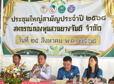 ประชุมใหญ่สามัญประจำปี 2568 สหกรณ์กองทุนสวนยางจันดี จำกัด ... พารามิเตอร์รูปภาพ 6