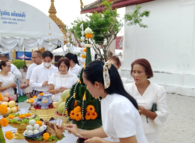 พิธีบวงสรวงองค์พระบรมธาตุและพระบรมราชานุสาวรีย์พระเจ้าตากสินมหาราช เนื่องในงานประเพณีบุญสารทเดือนสิบและงานกาชาดจังหวัดนครศรีธรรมราชประจำปี 2568 ณ วัดพระมหาธาตุวรมหาวิหาร อำเภอเมือง จังหวัดนครศรีธรรมราช ... พารามิเตอร์รูปภาพ 1