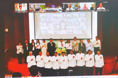 พิธีการประกาศเจตนารมณ์จริยธรรมและธรรมาภิบาลในการดำเนินงานของสหกรณ์ ในการนี้ นายศิวกร ศรีภักดี สหกรณ์จังหวัดนครศรีธรรมราช ได้มอบหมายให้ นายมานะชัย สังข์แก้ว ตำแหน่ง นักวิชาการสหกรณ์ชำนาญการพิเศษ พร้อมด้วยเจ้าหน้าที่สำนักงานสหกรณ์จังหวัดนครศรีรรมราช เข้าร่ ... พารามิเตอร์รูปภาพ 1