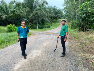 ลงพื้นที่ตรวจสอบและเก็บข้อมูลแนวเขตพื้นที่สงวนเพื่อกิจการนิคมสหกรณ์ เพื่อดำเนินการตามคำสั่งการของกรมส่งเสริมสหกรณ์ต่อไป ณ พื้นที่นิคมสหกรณ์ทุ่งสง หมู่ที่ 4 ต.เขาขาว อ.ทุ่งสง จ.นครศรีธรรมราช ... พารามิเตอร์รูปภาพ 1