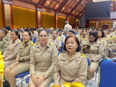 รประชุมมอบนโยบายและแนวทางการปฎิบัติงานด้านการเตรียมการเพื่อป้องกันอุทกภัย ปี 2568 และแนวทางการปฏิบัติงานตามนโยบายรัฐบาลของรองนายกรัฐมนตรี และรัฐมนตรีว่าการกระทรวงคมนาคม (นายพิพัฒน์ รัชกิจประการ) ณ มหาวิทยาลัยราชภัฎนครศรีธรรมราช อำเภอเมือง จังหวัดนครศรีธร ... พารามิเตอร์รูปภาพ 1