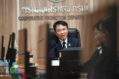 การประชุมโครงการเพิ่มประสิทธิภาพผู้ปฏิบัติงานวิเคราะห์สินเชื่อกองทุนพัฒนาสหกรณ์ มีวัตถุประสงค์เพื่อให้เจ้าหน้าที่ ที่เกี่ยวข้องในการปฏิบัติงานกองทุนพัฒนาสหกรณ์มีความรู้ความเข้าใจ และให้คำปรึกษาแก่สหกรณ์ได้อย่างมีประสิทธิภาพ โดยถ่ายทอดสัญญาณออนไลน์ ผ่านระ ... พารามิเตอร์รูปภาพ 1