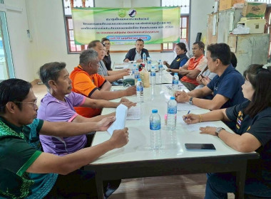 ประชุมเตรียมความพร้อมการลงรังวัดพื้นที่สงวนเพื่อกิจการนิคมสหกรณ์ โครงการงานสำรวจวงรอบรายแปลง และนำเข้าข้อมูลสู่ระบบ GIS ตามโครงการเพิ่มประสิทธิภาพงานจัดที่ดิน ในการนี้มี เจ้าหน้าที่ กิจการร่วมค้า ไซอีก เอ็มแอลเอส เป็นผู้ชี้แจง โดยมีกำนัน ผู้ใหญ่บ้าน และส ... พารามิเตอร์รูปภาพ 5