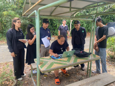 ลงพื้นที่สำรวจวงรอบรายแปลง พื้นที่โรงเรียนวัดนิคมคีรี ... พารามิเตอร์รูปภาพ 1