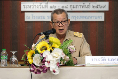 โครงการเพิ่มประสิทธิภาพการปฏิบัติงานด้านกฎหมายในการกำกับดูสหกรณ์ หลักสูตร “พัฒนาศักยภาพ และเพิ่มทักษะในการปฏิบัติงานกำกับดูแลสหกรณ์แก่นิติกรกรมส่งเสริมสหกรณ์” โดยมี นายรุ่งโรจน์ สรวุฒิพิบูลย์ ผู้อำนวยการสำนักนายทะเบียนและกฎหมาย นายอนุรัตน์ เลื่อนลอย ผู้อ ... พารามิเตอร์รูปภาพ 1
