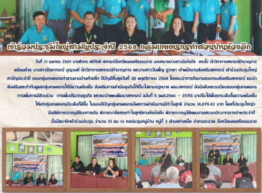 ประชุมใหญ่สามัญประจำปี ของกลุ่มเกษตรกรทำสวนยางบ้านห้วยลึก ... พารามิเตอร์รูปภาพ 1