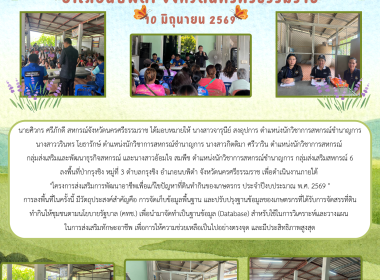 ลงพื้นที่ป่ากรุงชิง หมู่ที่ 3 ตำบลกรุงชิง อำเภอนบพิตำ ... พารามิเตอร์รูปภาพ 1