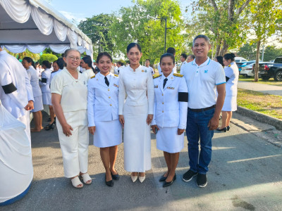 กิจกรรมเนื่องในวันคล้ายวันพระราชสมภพสมเด็จพระนางเจ้าสิริกิติ์ พระบรมราชินีนาถ พระบรมราชชนนีพันปีหลวง และวันแม่แห่งชาติ (12 สิงหาคม) ในช่วงเช้าพิธีทำบุญตักบาตรและเจริญจิตภาวนาถวายพระราชกุศล ณ ศาลาประชาคมโรงละครองค์การบริหารส่วนจังหวัดนครศรีธรรมราช อำเภอเม ... พารามิเตอร์รูปภาพ 1