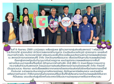 ลงพื้นที่ตรวจเยี่ยมและติดตามสถานการณ์ผลผลิตมังคุด ณ ... พารามิเตอร์รูปภาพ 1